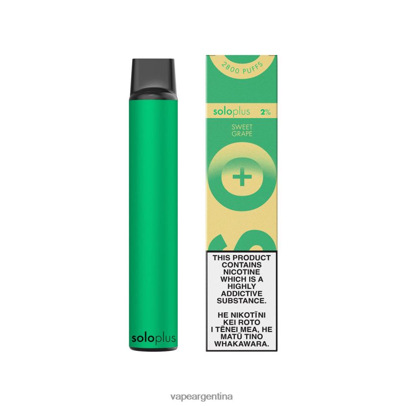 Solo Plus colección paraíso vape desechable uva dulce NPP20N40 - Vape Desechable Argentina