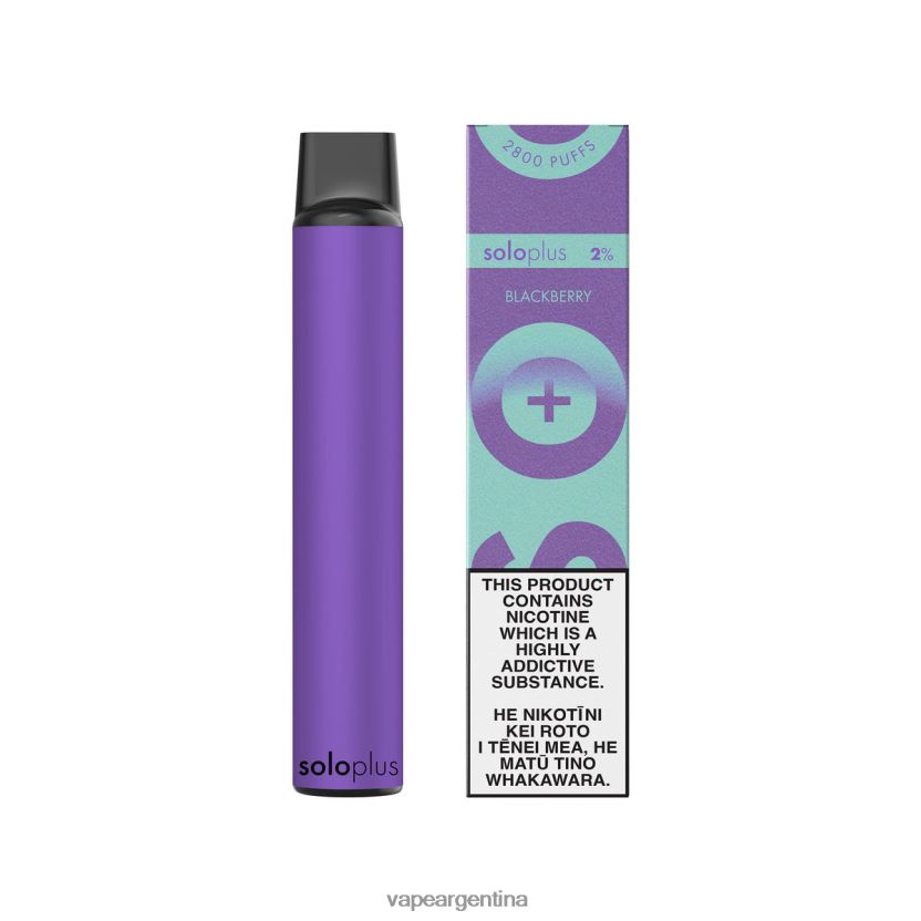 Solo Plus colección paraíso vape desechable zarzamora NPP20N38 - Vape Recargable