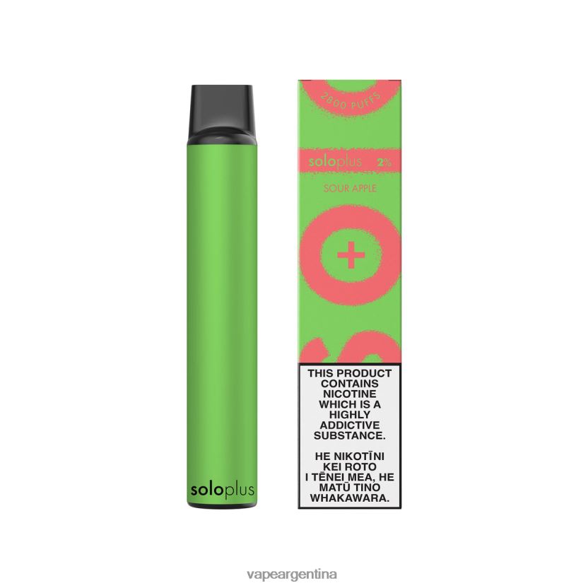 Solo Plus vaporizador desechable manzana agria NPP20N30 - Vape Desechable Argentina