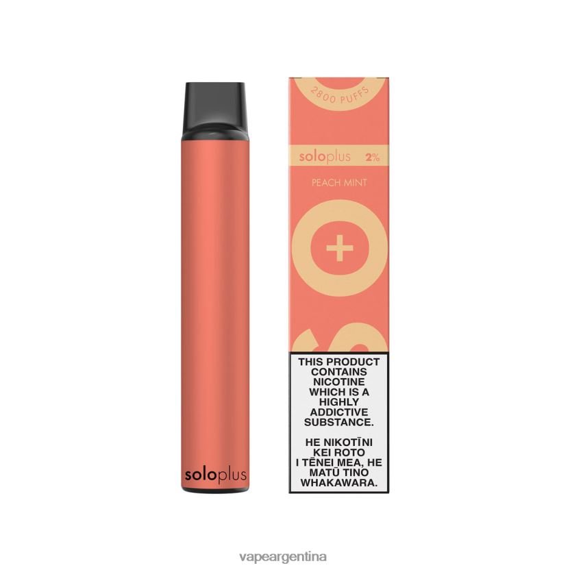 Solo Plus vaporizador desechable menta durazno NPP20N23 - Vape Recargable