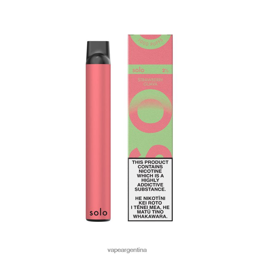 Solo colección paraíso vape desechable guayaba fresa NPP20N21 - Vape Argentina