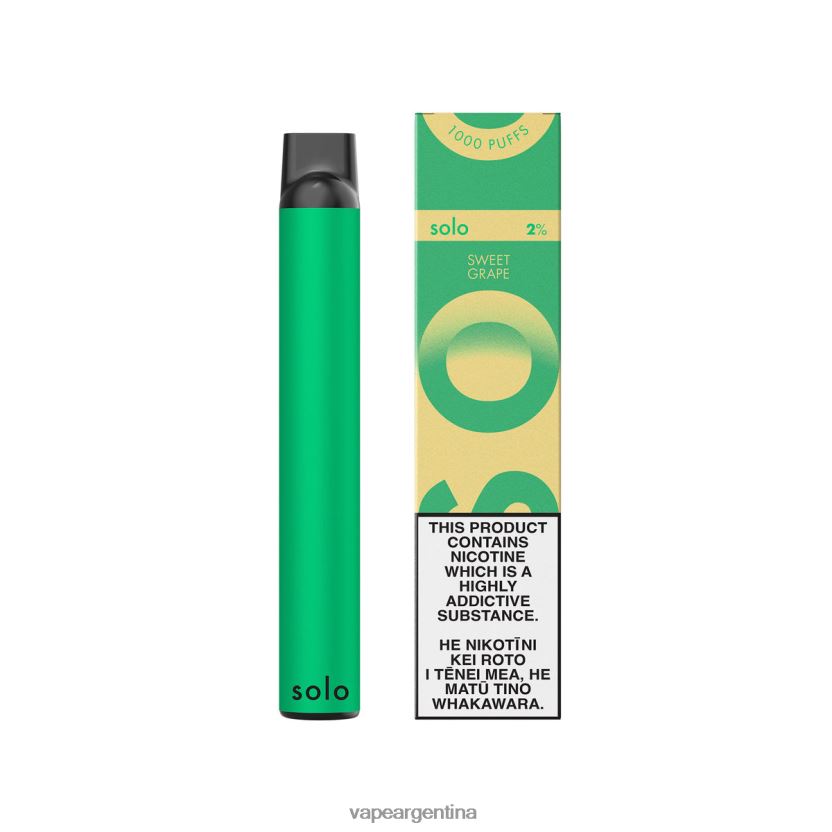 Solo colección paraíso vape desechable uva dulce NPP20N20 - Vape Desechable Argentina