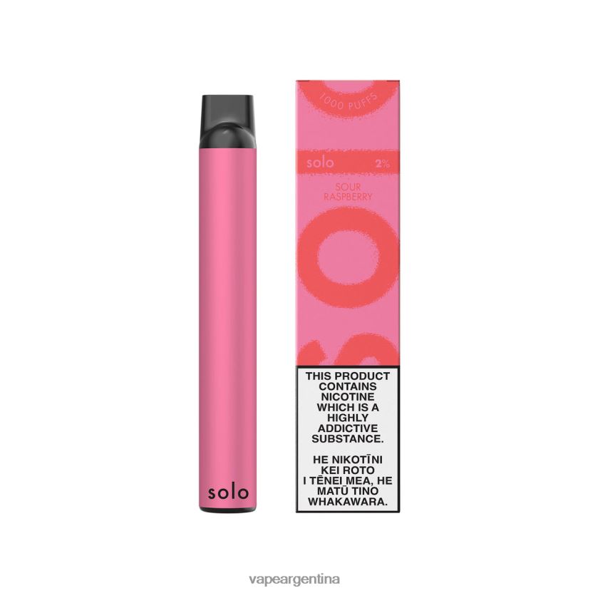Solo vaporizador desechable frambuesa agria NPP20N13 - Vape Recargable