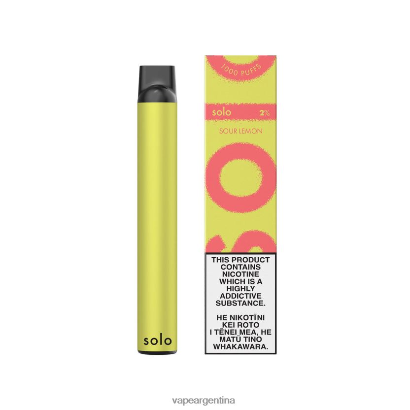Solo vaporizador desechable limón agrio NPP20N12 - Vape Descartable