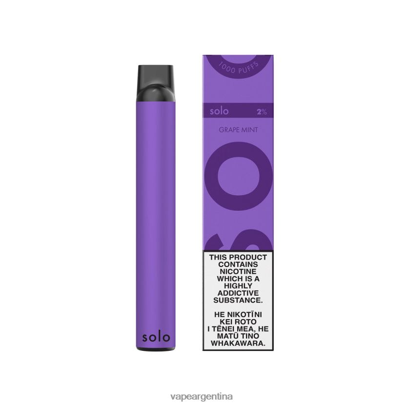 Solo vaporizador desechable menta de uva NPP20N7 - Vape Descartable