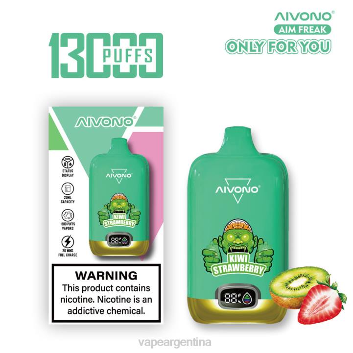 Aivono AIM FREAK 13000 kiwi fresa L084246 - Vape Argentina