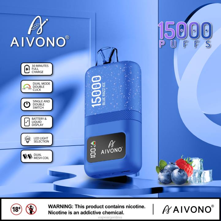 Aivono AIM magic 15000 hielo azul L08464 - Vape Pen 34
