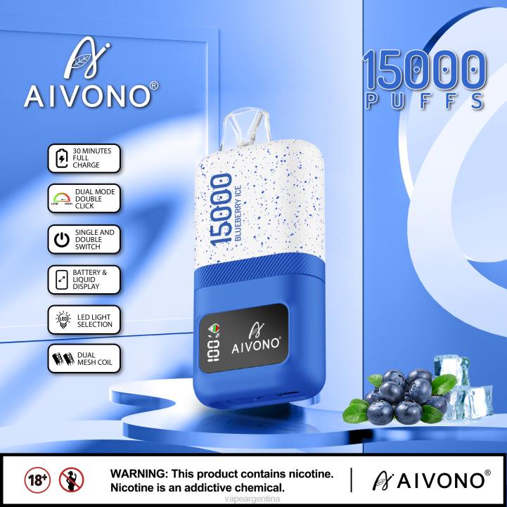 Aivono AIM magic 15000 hielo de arándanos L08468 - Vape Recargable