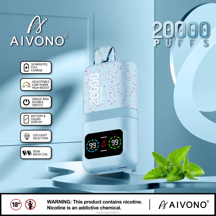 Aivono AIM magic 20000 menta fresca L08484 - Vape Pen 38