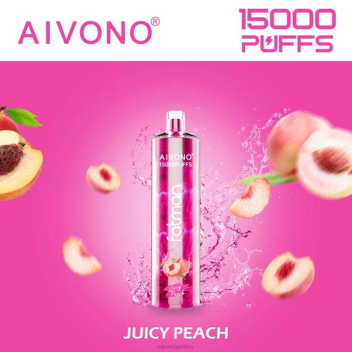 Aivono FATMAN 15000 durazno jugoso L08417 - Vape Descartable