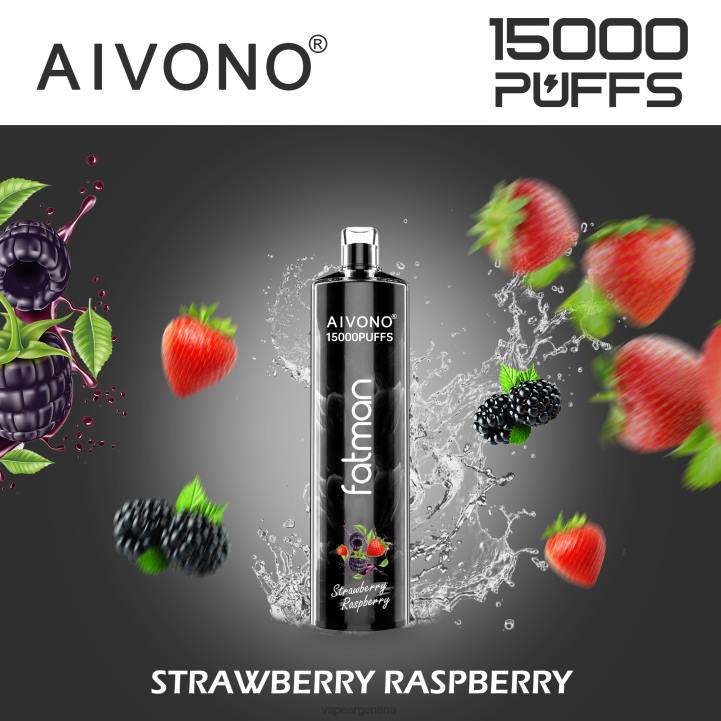 Aivono FATMAN 15000 frambuesa fresa L08415 - Vape Desechable Argentina