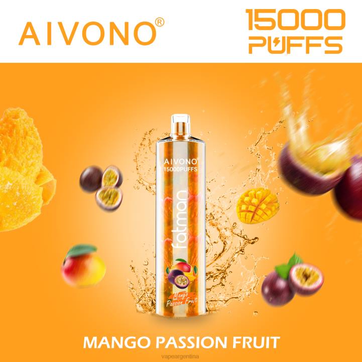 Aivono FATMAN 15000 mango maracuyá L08419 - Vape Pen 25