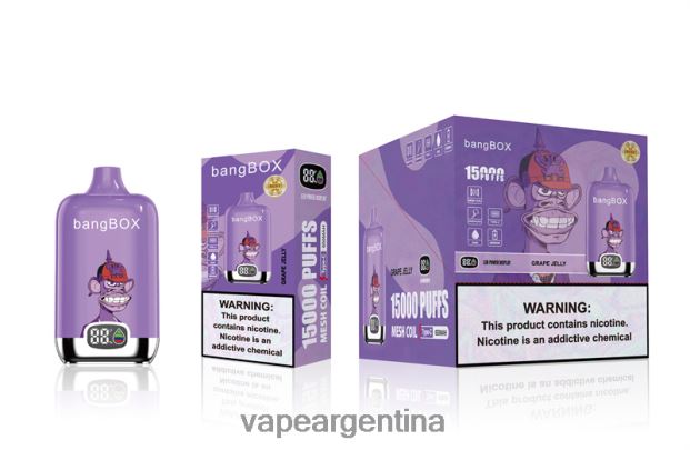 Bang Box 15000 bocanadas gelatina de uva R4B24T49 - Vape Pen 22