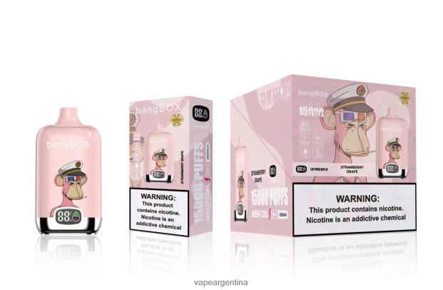 Bang Box 15000 bocanadas uva fresa R4B24T44 - Vape Pen 22