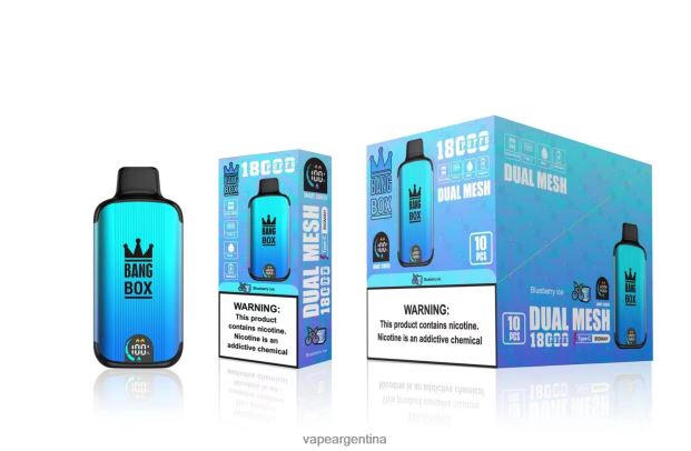 Bang Box 18000 bocanadas hielo de arándanos R4B24T90 - Vape Desechable Argentina