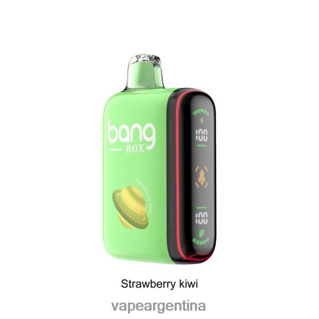 Bang Box Pantalla de potencia inteligente de 9000-18000 inhalaciones kiwi fresa R4B24T27 - Vape Descartable