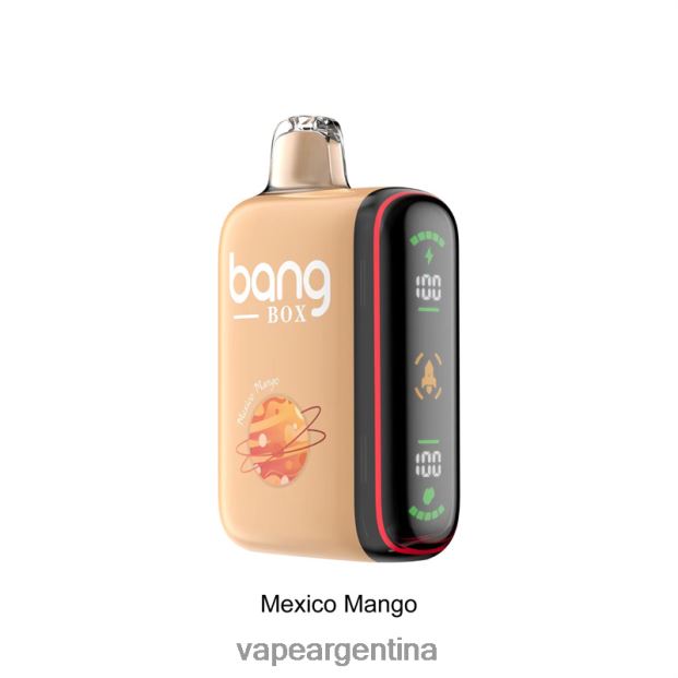 Bang Box Pantalla de potencia inteligente de 9000-18000 inhalaciones mango mexicano R4B24T31 - Vape Argentina
