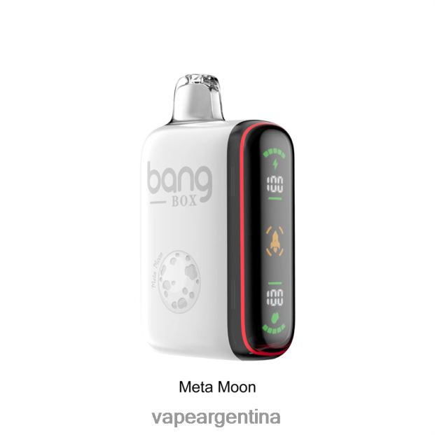 Bang Box Pantalla de potencia inteligente de 9000-18000 inhalaciones metaluna R4B24T33 - Vape Recargable