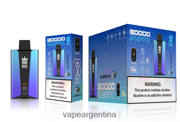Bang Box Pantalla inteligente de 30000 inhalaciones hielo de arándanos R4B24T79 - Vape Pen 22