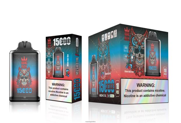 Bang Box s1-15000 bocanadas hielo azul R4B24T108 - Vape Recargable