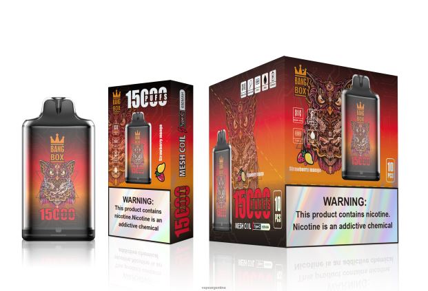 Bang Box s1-15000 bocanadas mango fresa R4B24T101 - Vape Argentina