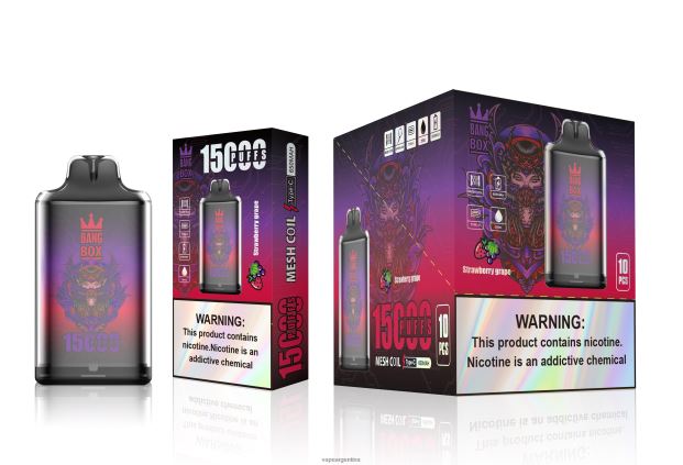 Bang Box s1-15000 bocanadas uva fresa R4B24T111 - Vape Argentina