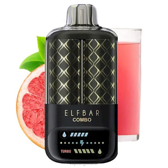 Elf Bar Combo 25000 limonada rosa y pomelo RF4P11 Vape Argentina