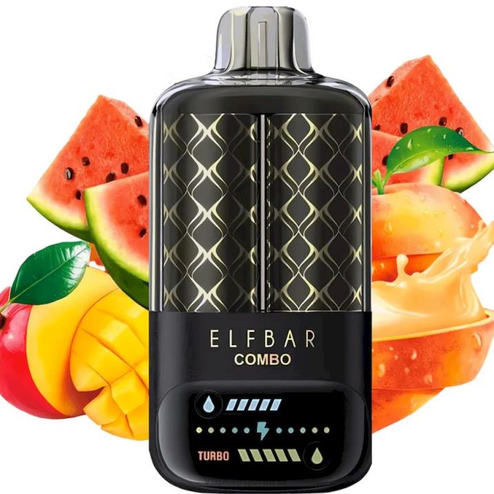 Elf Bar Combo 25000 melocotón, mango y sandía RF4P6 Vape Argentina