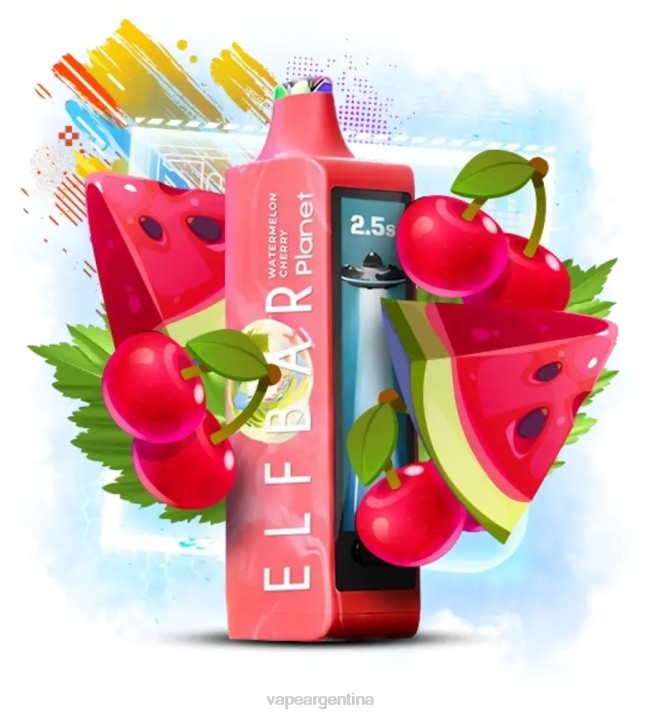 Elf Bar Planet 25000 cereza sandia RF4P21 Vape Argentina