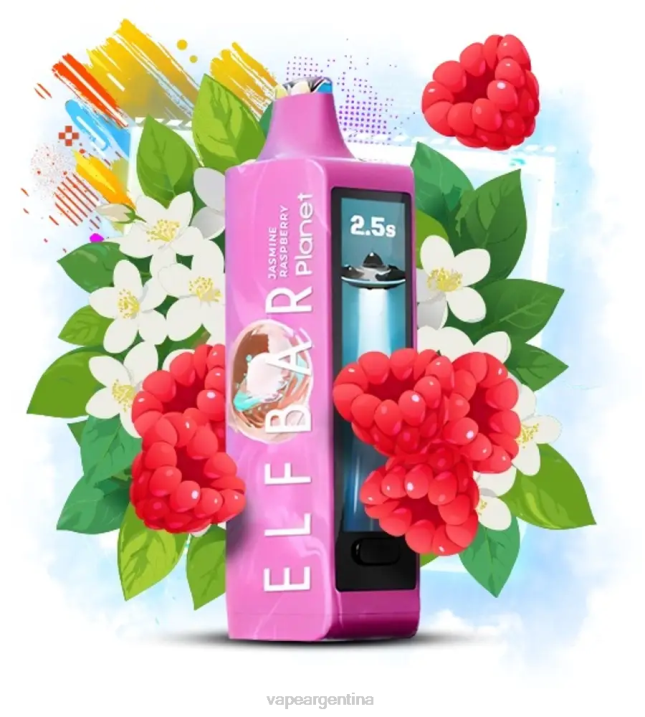 Elf Bar Planet 25000 frambuesa jazmín RF4P19 Vape Pen 25
