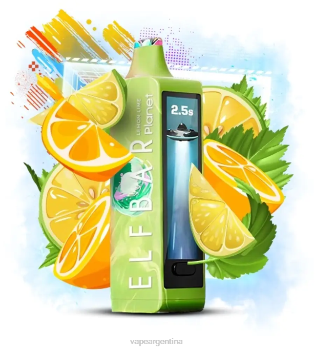 Elf Bar Planet 25000 lima limon RF4P16 Vape Argentina