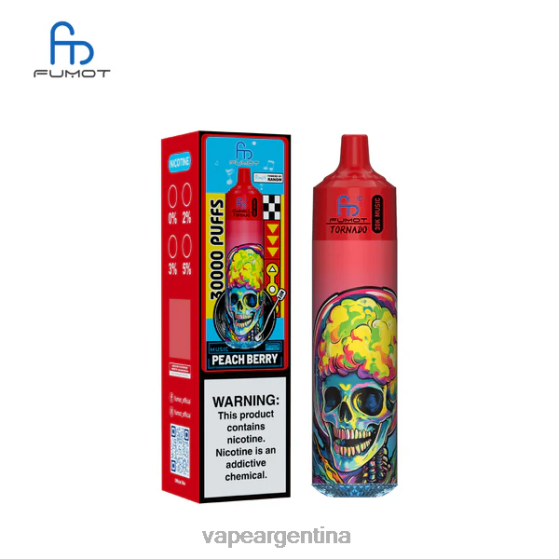 Fumot Tornado música de 30k baya de durazno 8448019 - Vape Pen 25