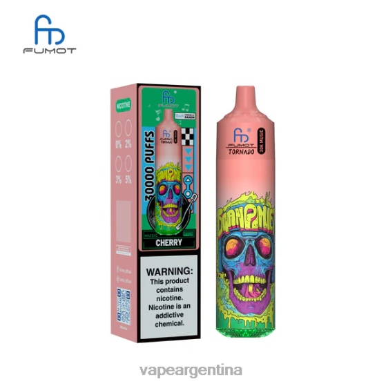 Fumot Tornado música de 30k cereza 844807 - Vape Descartable