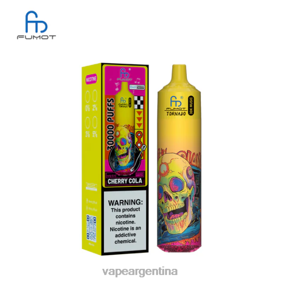 Fumot Tornado música de 30k cola de cereza 844808 - Vape Recargable