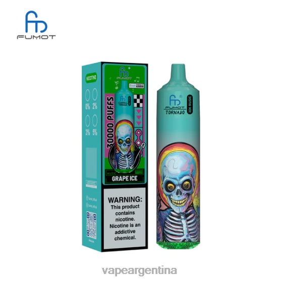 Fumot Tornado música de 30k hielo de uva 8448013 - Vape Recargable