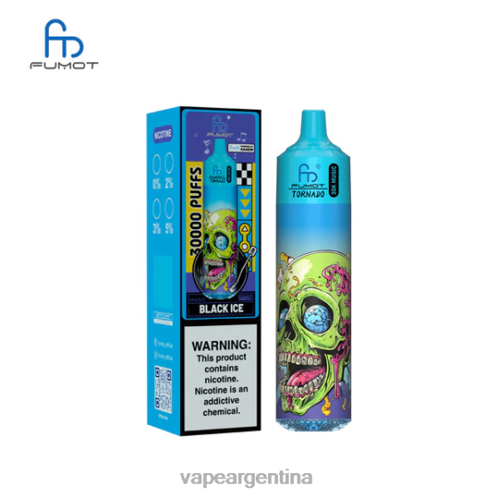 Fumot Tornado música de 30k hielo negro 844802 - Vape Descartable