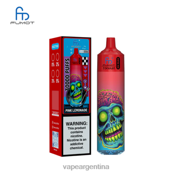 Fumot Tornado música de 30k limonada rosa 8448023 - Vape Recargable