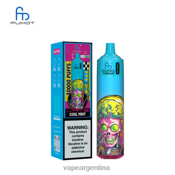 Fumot Tornado música de 30k menta fresca 8448010 - Vape Desechable Argentina