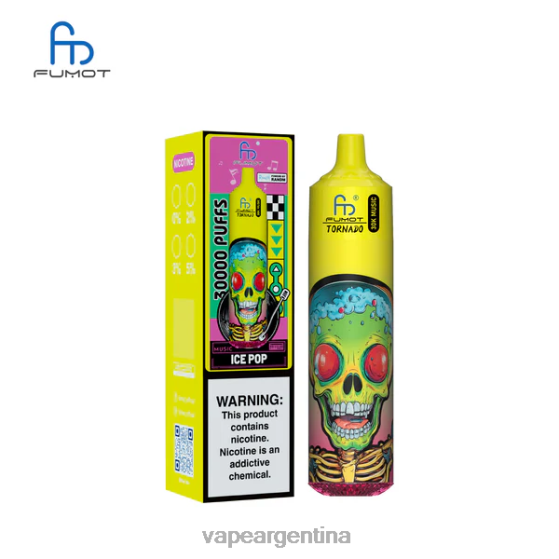 Fumot Tornado música de 30k paleta helada 8448015 - Vape Desechable Argentina