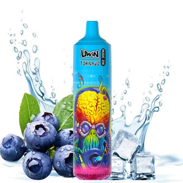 UWIN CRYSTAL vaporizador desechable 35k arándano en hielo 66ZZ19 - Vape Pen 25