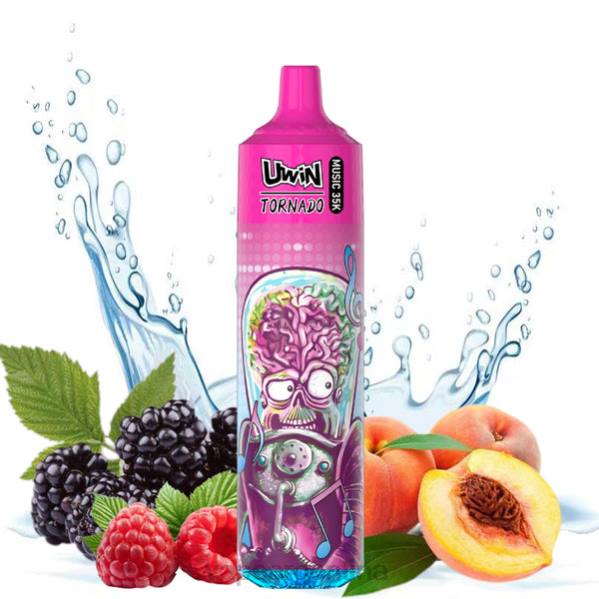 UWIN CRYSTAL vaporizador desechable 35k baya de durazno 66ZZ27 - Vape Descartable