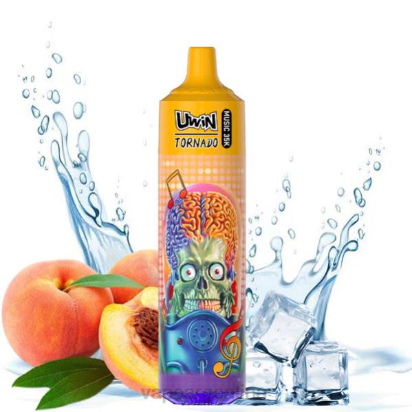 UWIN CRYSTAL vaporizador desechable 35k hielo de durazno de verano 66ZZ31 - Vape Argentina