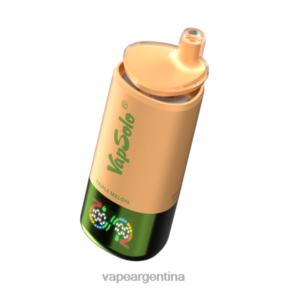 VapSolo Triple 30000 bocanadas fresa, frambuesa, melón triple y piña con mango agrio - Vape Argentina F62266