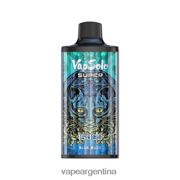 Vape Argentina P4420J126 Vapsolo SUPER vaporizador desechable Razz azul