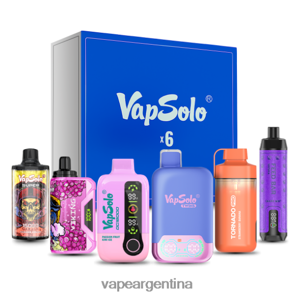 Vape Descartable P4420J137 Vapsolo conjunto de caja sorpresa sabores aleatorios
