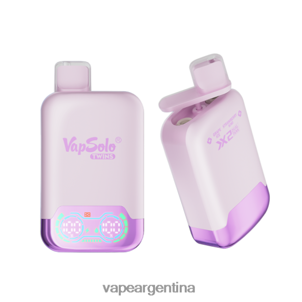 Vape Desechable Argentina P4420J140 Vapsolo TWINS vaporizador desechable hielo de uva y kiwi fresa
