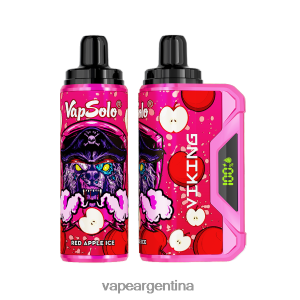 Vape Pen 22 P4420J154 Vapsolo VIKING vaporizador desechable hielo de manzana roja
