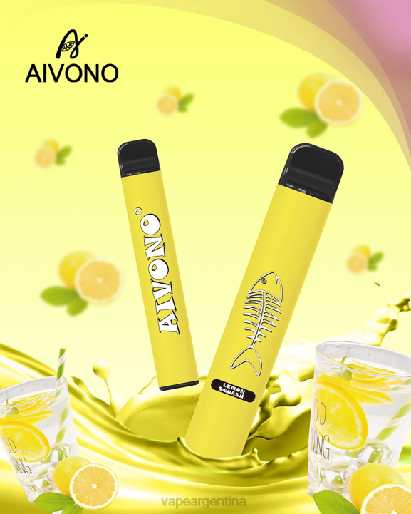 Aivono AIM FISHBONE 600 escuadrón limón L084287 - Vape Descartable
