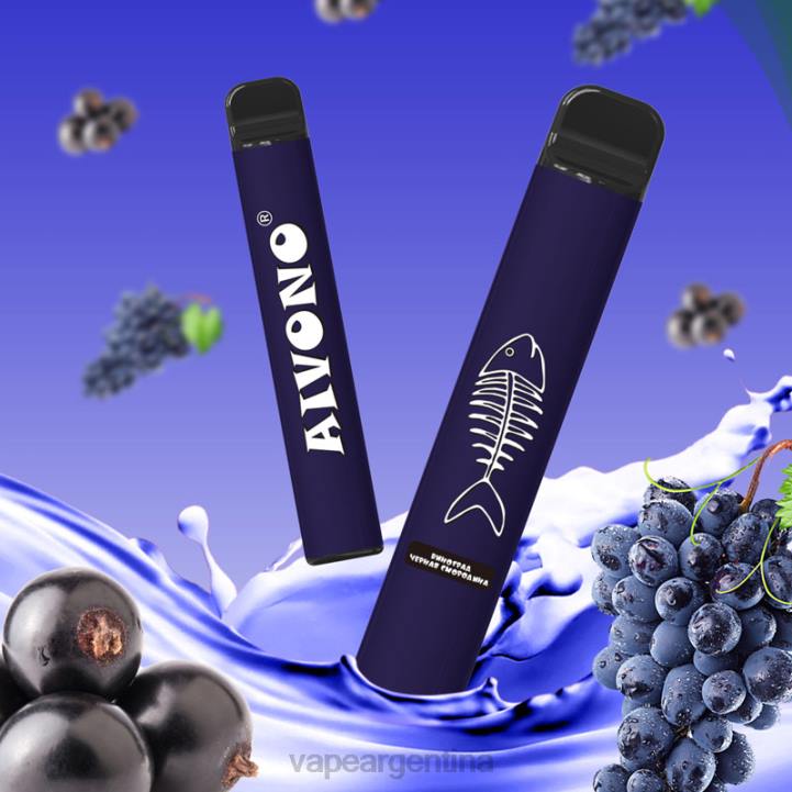 Aivono AIM FISHBONE 600 grosella negra de uva L084284 - Vape Pen 78