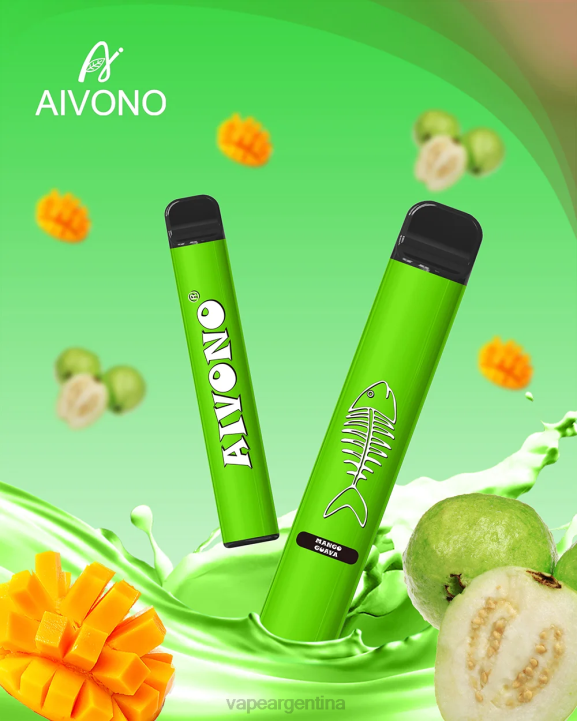 Aivono AIM FISHBONE 600 mango guayaba L084283 - Vape Recargable